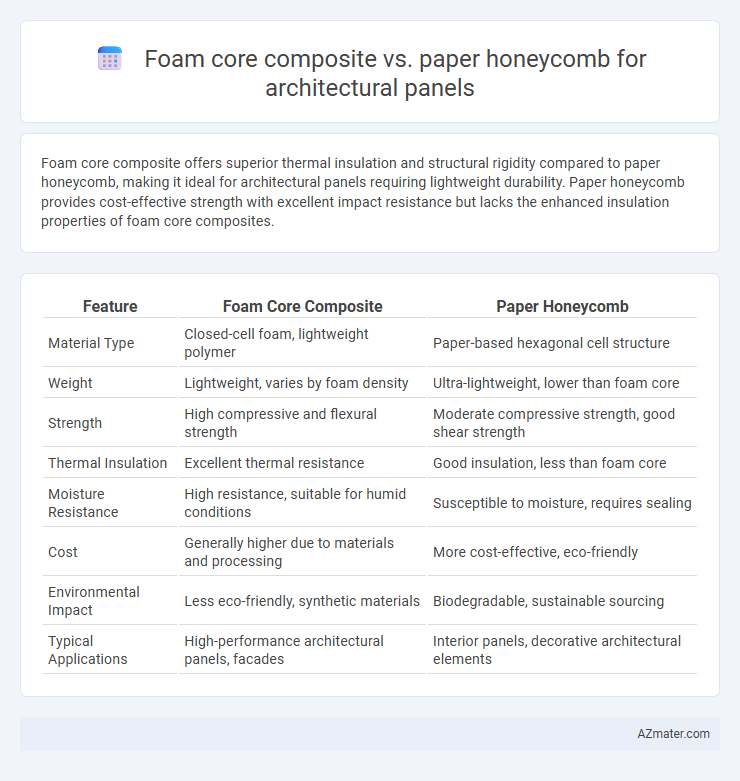 Foam core composite vs. paper honeycomb for architectural panels - What is The Difference?