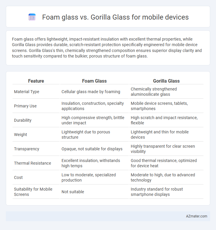 Foam glass vs. Gorilla Glass for mobile devices - What is The Difference?