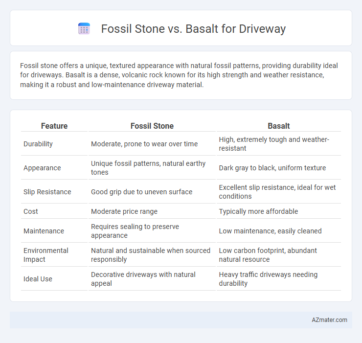 Fossil Stone vs. Basalt for Driveway - What is The Difference?