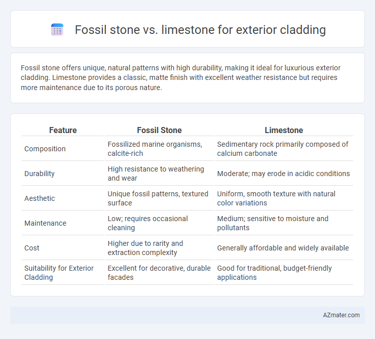 Fossil stone vs. limestone for exterior cladding - What is The Difference?
