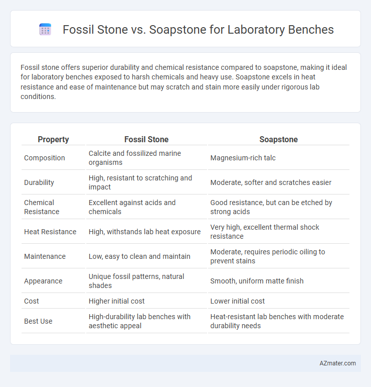 Fossil Stone vs. Soapstone for Laboratory Benches - What is The Difference?