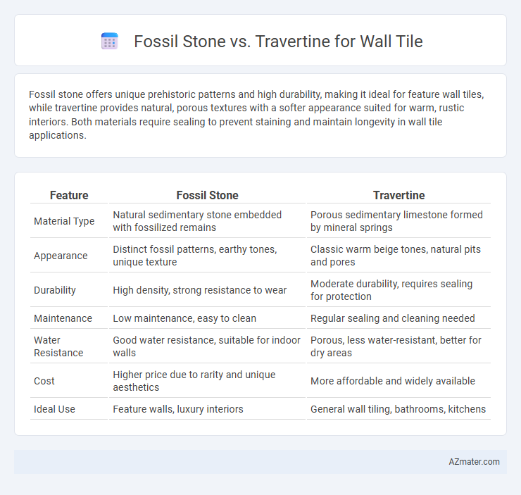 Fossil Stone vs. Travertine for Wall Tile - What is The Difference?