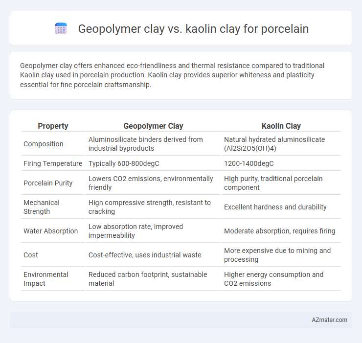Geopolymer clay vs. kaolin clay for porcelain - What is The Difference?