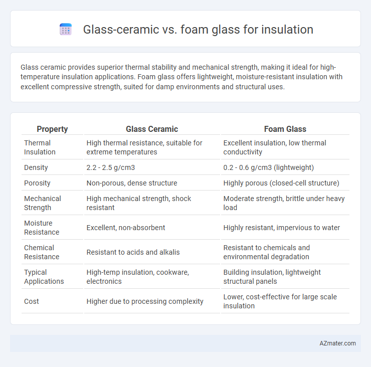 Glass-ceramic vs. foam glass for insulation - What is The Difference?