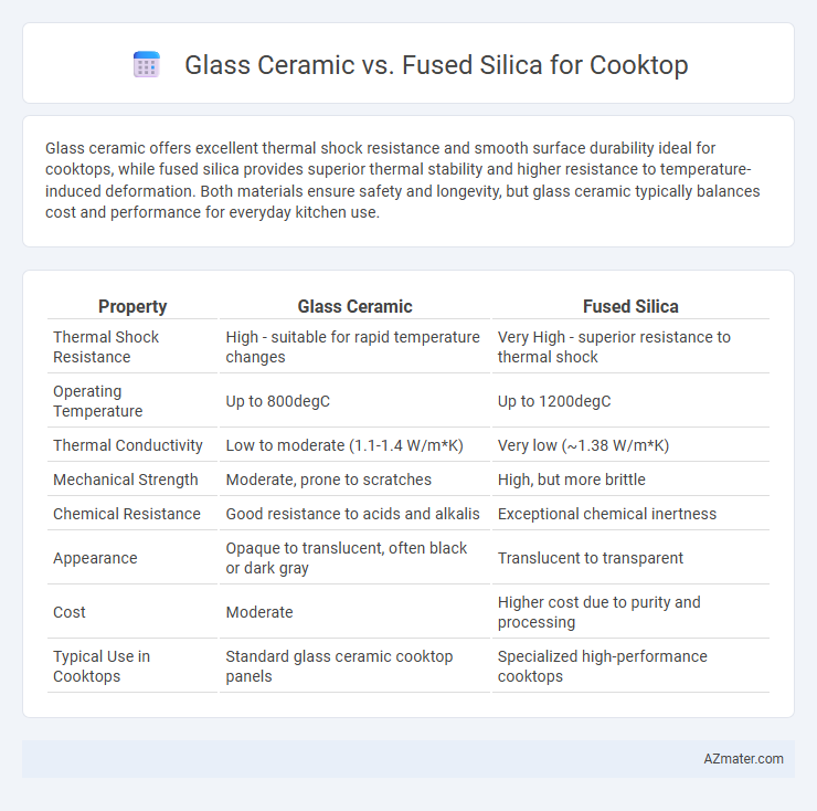 Glass Ceramic vs. Fused Silica for Cooktop - What is The Difference?
