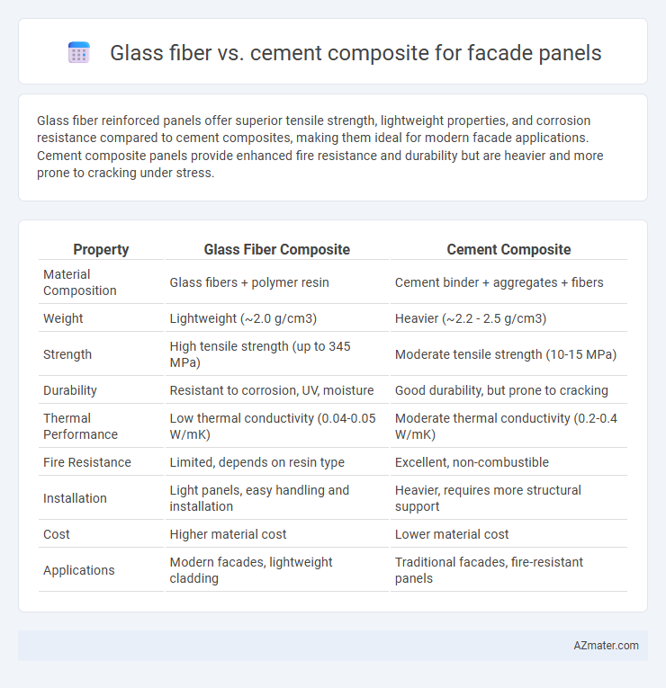 Glass fiber vs. cement composite for facade panels - What is The Difference?