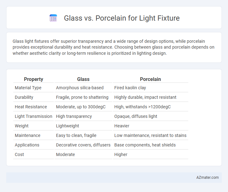 Glass vs. Porcelain for Light Fixture - What is The Difference?
