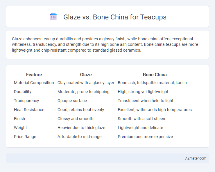 Glaze vs. Bone China for Teacups - What is The Difference?