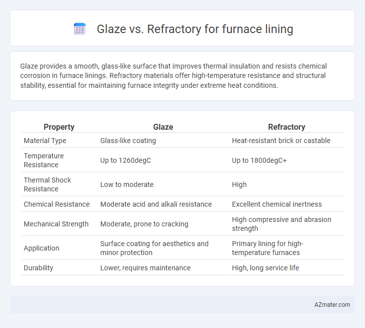 Glaze vs. Refractory for furnace lining - What is The Difference?