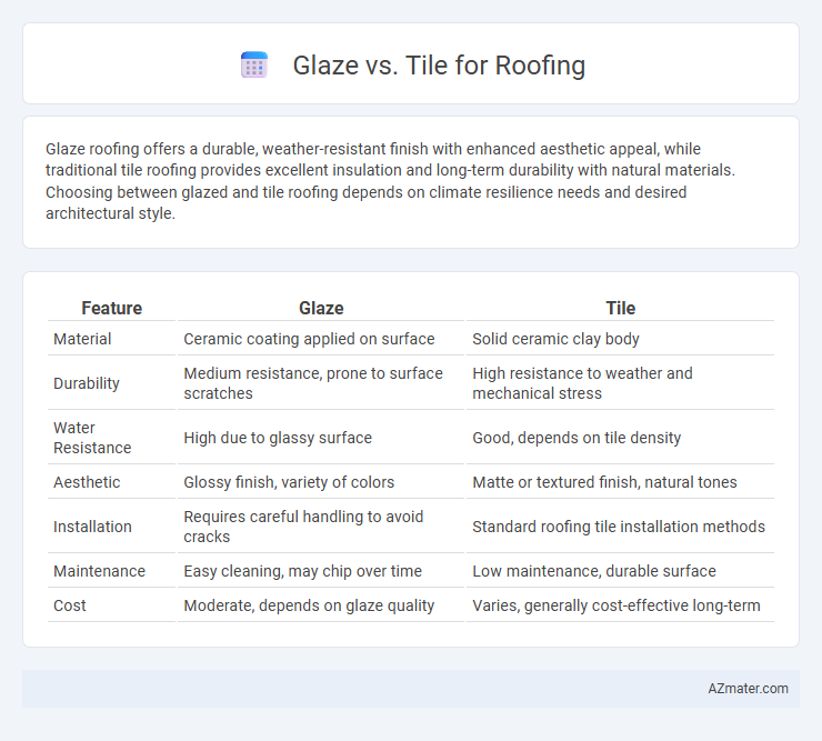 Glaze vs. Tile for Roofing - What is The Difference?