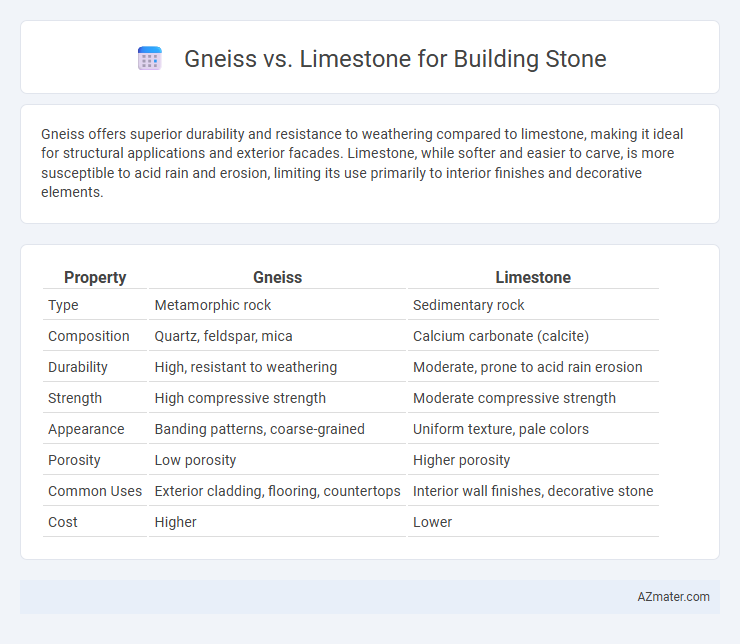 Gneiss vs. Limestone for Building Stone - What is The Difference?