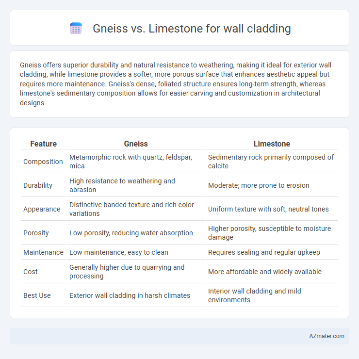 Gneiss vs. Limestone for wall cladding - What is The Difference?