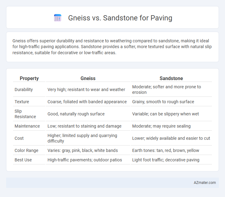 Gneiss vs. Sandstone for Paving - What is The Difference?