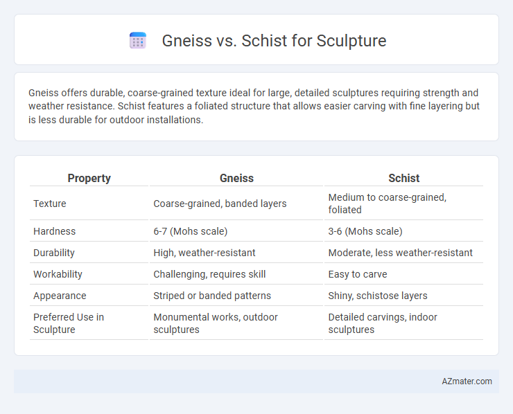 Gneiss vs. Schist for Sculpture - What is The Difference?