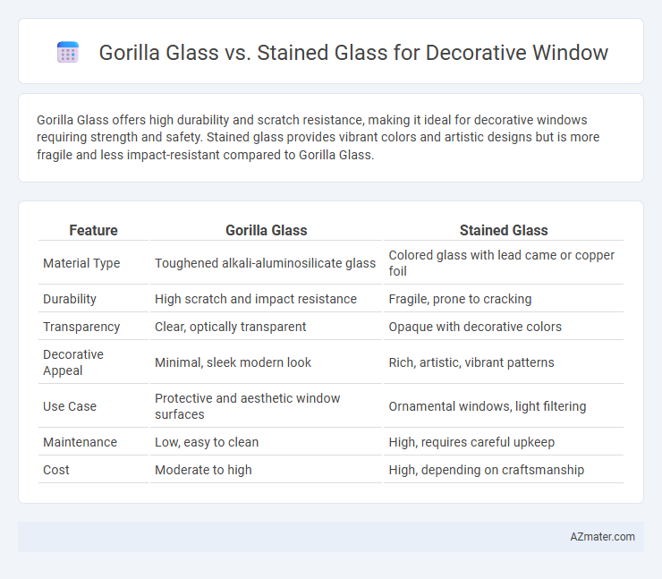 Gorilla Glass vs. Stained Glass for Decorative Window - What is The Difference?