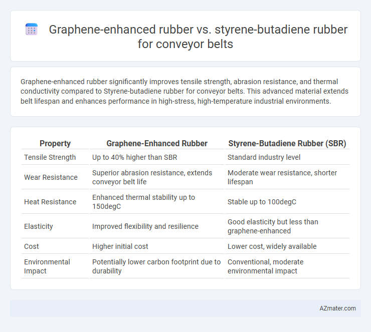 Graphene-enhanced rubber vs. styrene-butadiene rubber for conveyor belts - What is The Difference?