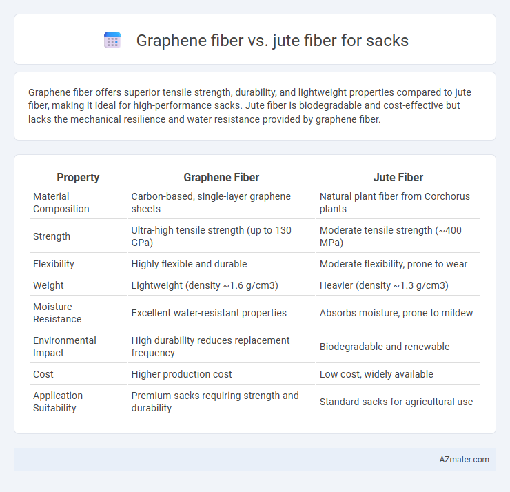 Graphene fiber vs. jute fiber for sacks - What is The Difference?