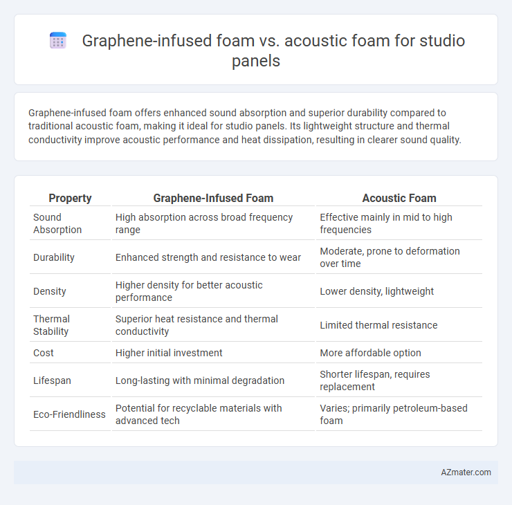 Graphene-infused foam vs. acoustic foam for studio panels - What is The Difference?