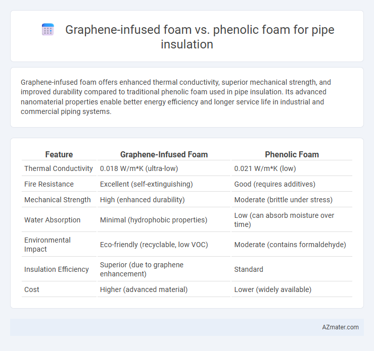 Graphene-infused foam vs. phenolic foam for pipe insulation - What is The Difference?
