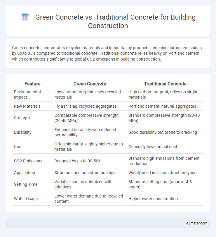 Green Concrete vs. Traditional Concrete for Building Construction - What is The Difference?