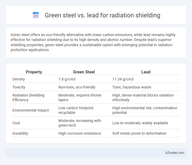 Green steel vs. lead for radiation shielding - What is The Difference?