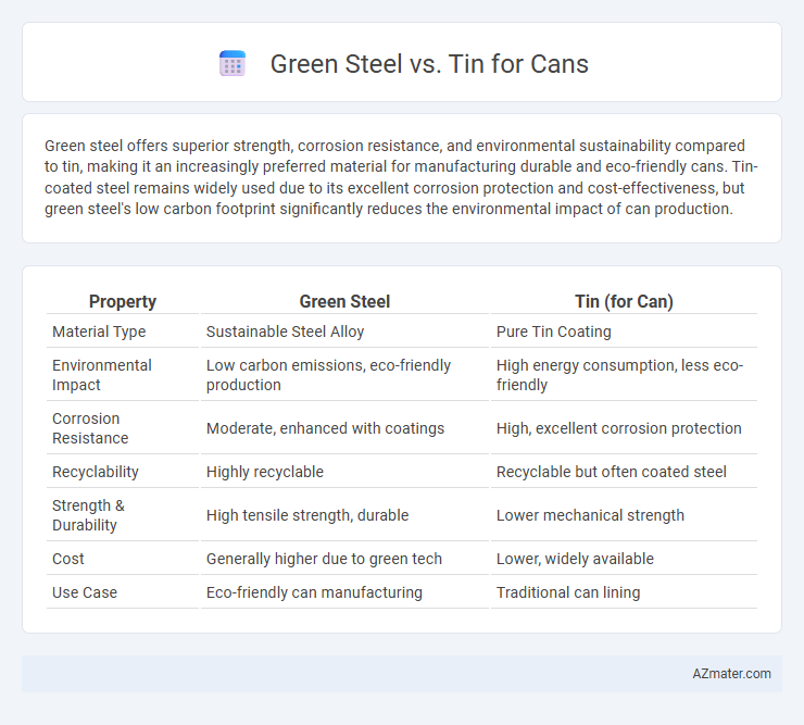 Green Steel vs. Tin for Cans - What is The Difference?