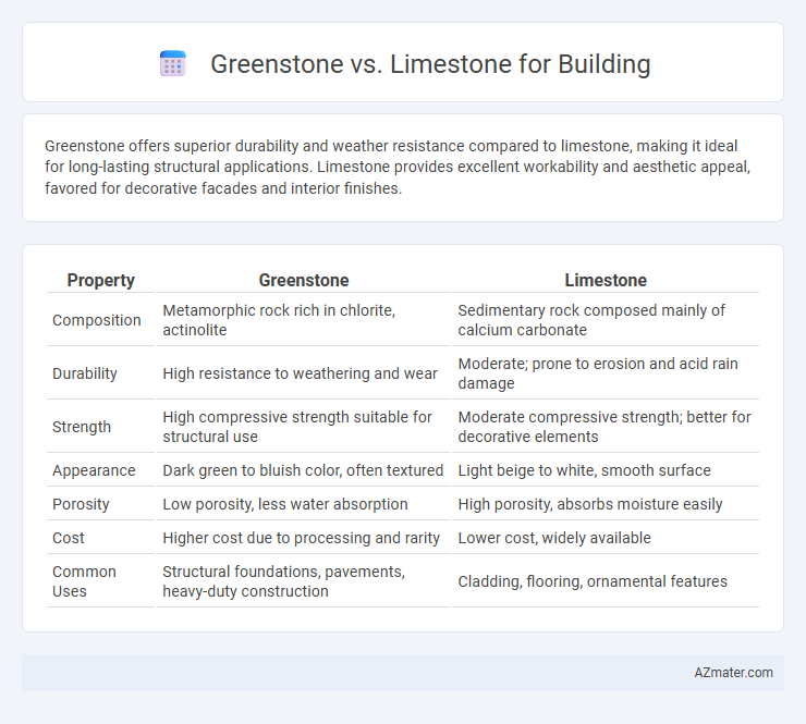Greenstone vs. Limestone for Building - What is The Difference?