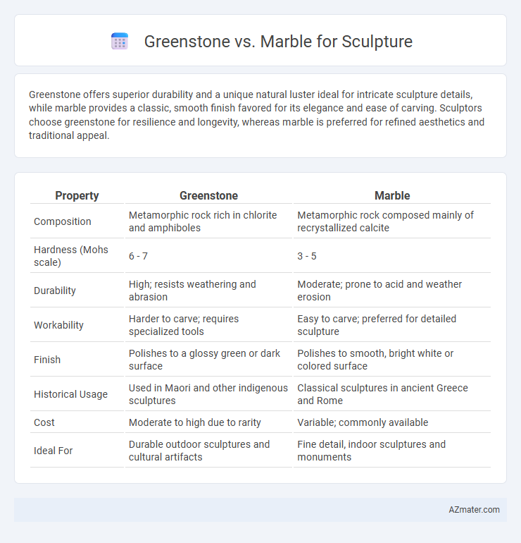 Greenstone vs. Marble for Sculpture - What is The Difference?