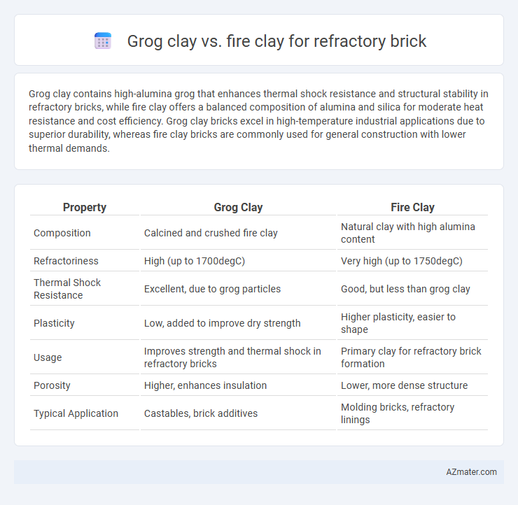 Grog clay vs. fire clay for refractory brick - What is The Difference?