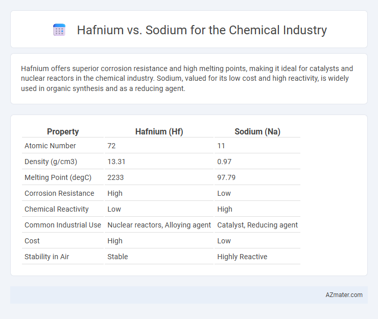 Hafnium vs. Sodium for the Chemical Industry - What is The Difference?