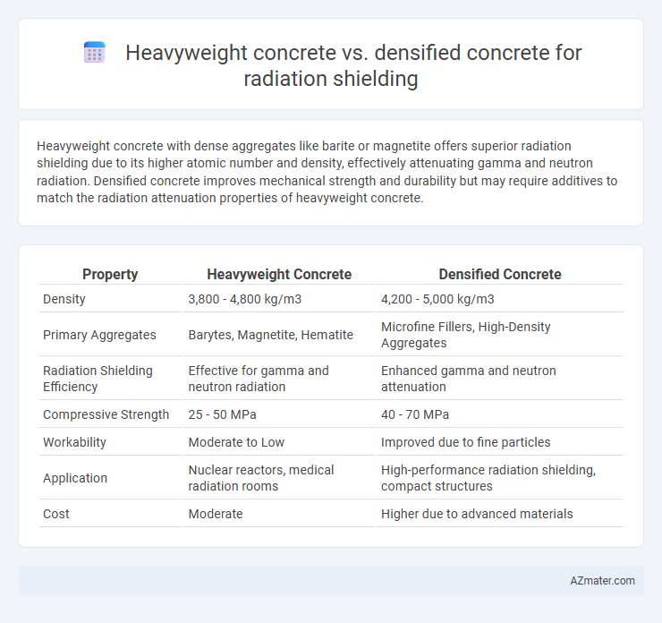 Heavyweight concrete vs. densified concrete for radiation shielding - What is The Difference?