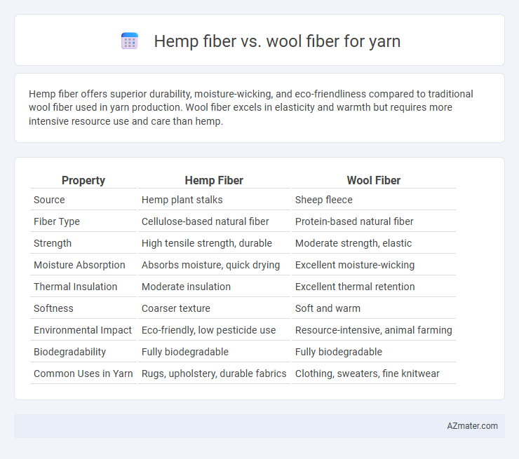 Hemp fiber vs. wool fiber for yarn - What is The Difference?