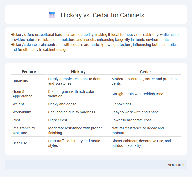 Hickory vs. Cedar for Cabinets - What is The Difference?