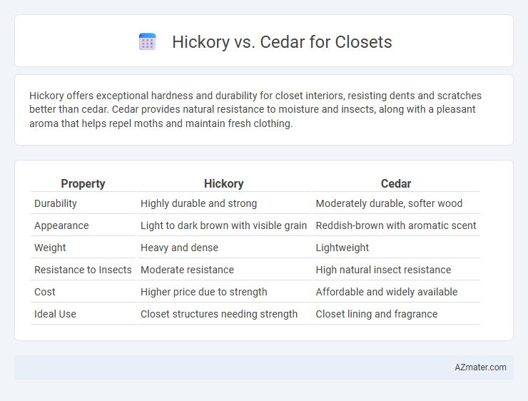 Hickory vs. Cedar for Closets - What is The Difference?