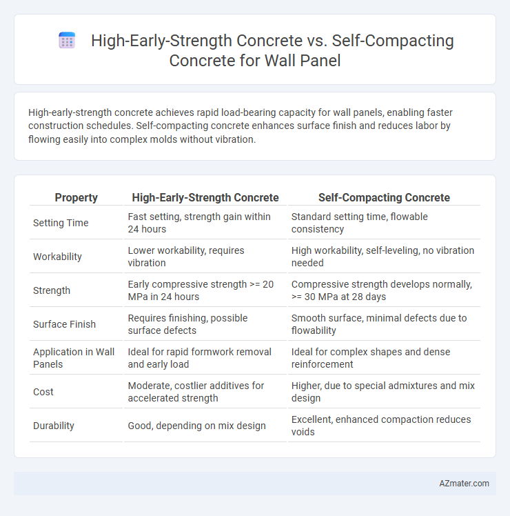 High-Early-Strength Concrete vs. Self-Compacting Concrete for Wall Panel - What is The Difference?