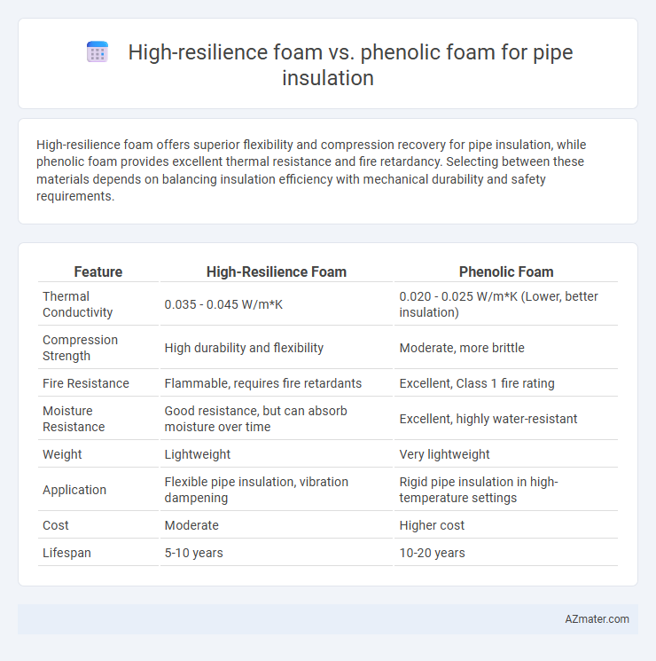 High-resilience foam vs. phenolic foam for pipe insulation - What is The Difference?
