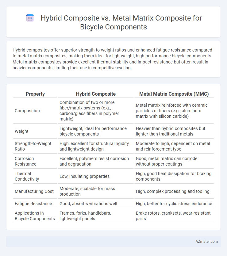 Hybrid Composite vs. Metal Matrix Composite for Bicycle Components - What is The Difference?
