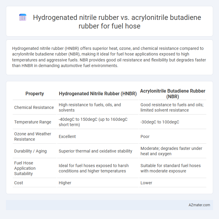 Hydrogenated nitrile rubber vs. acrylonitrile butadiene rubber for fuel hose - What is The Difference?