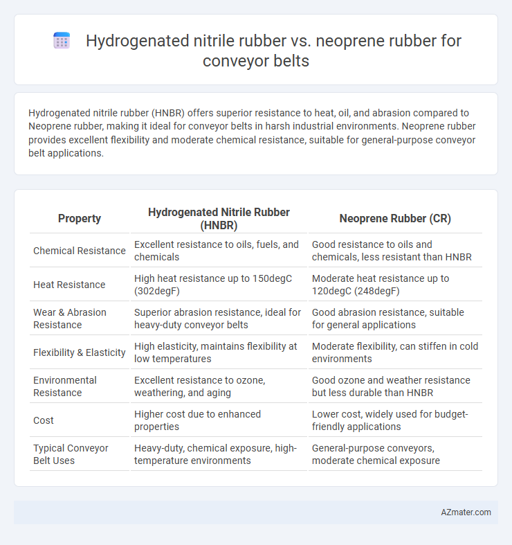Hydrogenated nitrile rubber vs. neoprene rubber for conveyor belts - What is The Difference?