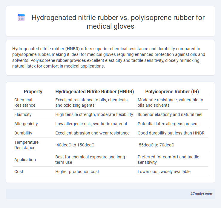 Hydrogenated nitrile rubber vs. polyisoprene rubber for medical gloves - What is The Difference?