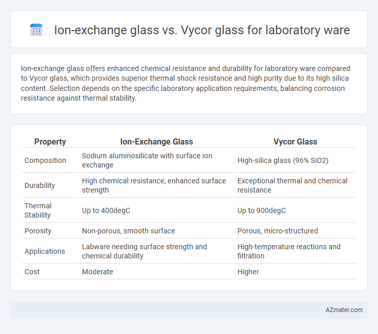 Ion-exchange glass vs. Vycor glass for laboratory ware - What is The Difference?