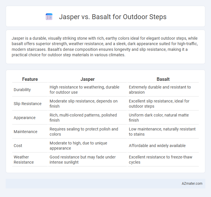 Jasper vs. Basalt for Outdoor Steps - What is The Difference?