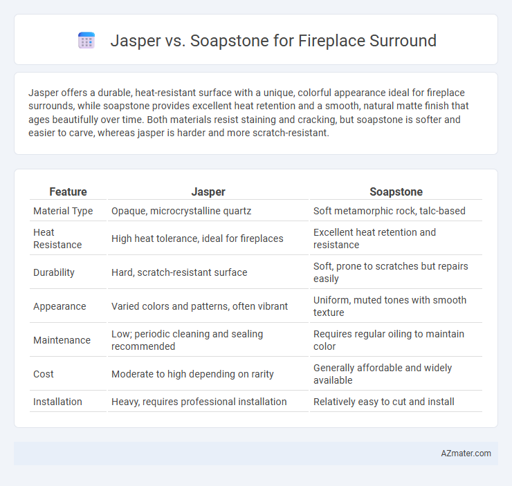 Jasper vs. Soapstone for Fireplace Surround - What is The Difference?