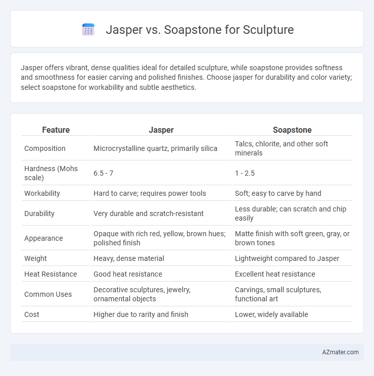 Jasper vs. Soapstone for Sculpture - What is The Difference?