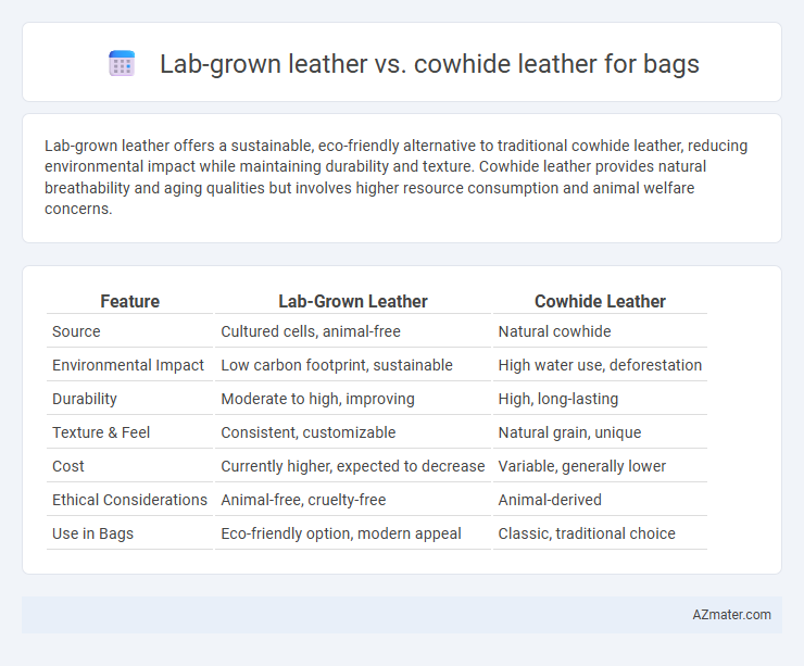 Lab-grown leather vs. cowhide leather for bags - What is The Difference?