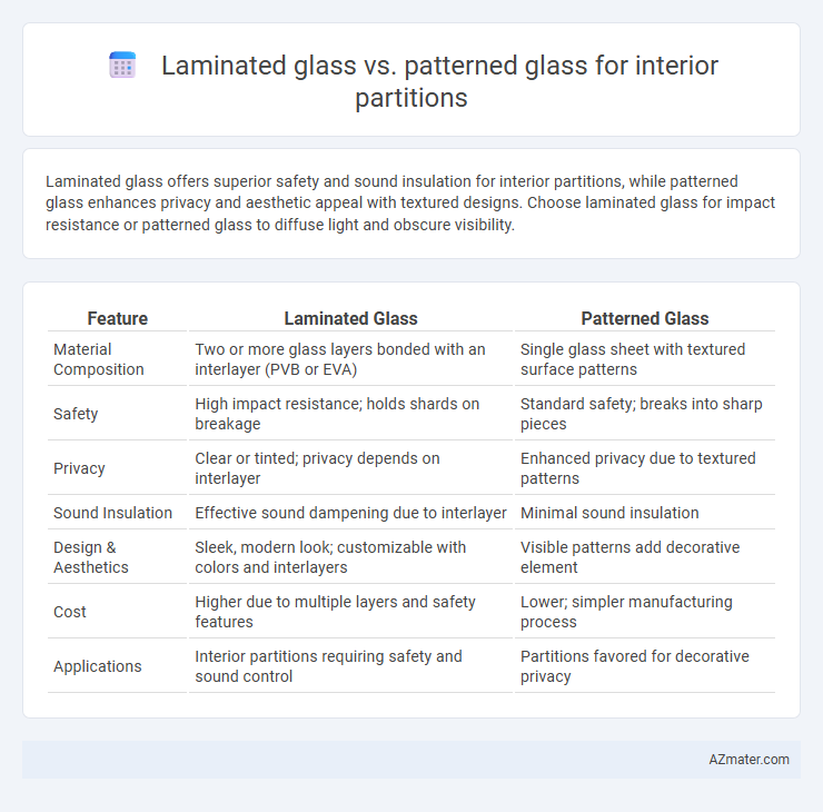 Laminated glass vs. patterned glass for interior partitions - What is The Difference?