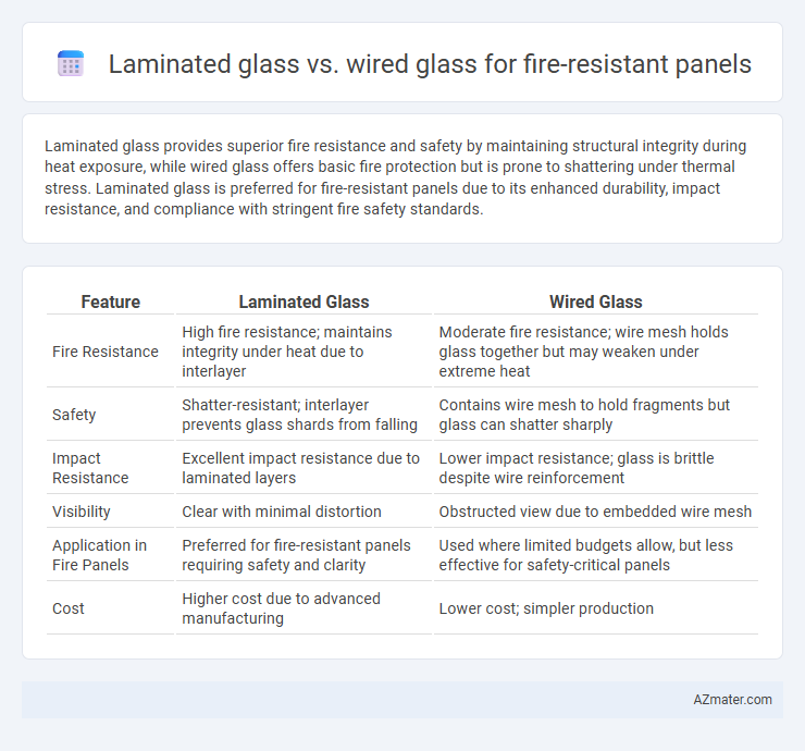 Laminated glass vs. wired glass for fire-resistant panels - What is The Difference?