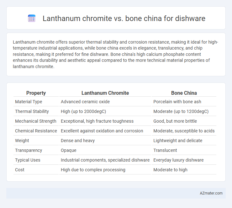 Lanthanum chromite vs. bone china for dishware - What is The Difference?