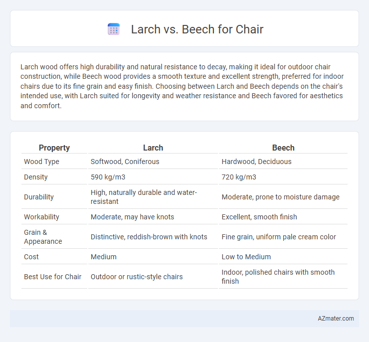Larch vs. Beech for Chair - What is The Difference?