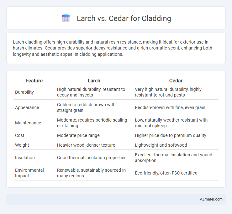 Larch vs. Cedar for Cladding - What is The Difference?